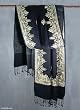 Pashmina shawl, 'Golden Arabesques'