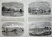 1857 View Canton River Red Fort Bogue Bocca Tigris Boat
