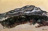 Hand Made Oil Reproduction - Claude Monet - 32 x 20 inches - Mount Kolsaas, Norway