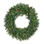 24" Pre-Lit Battery Operated Wisconsin Christmas Wreath - Multi LED Lights