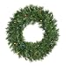 24" Pre-Lit Battery Operated Wisconsin Christmas Wreath - Multi LED Lights