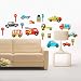 Cars & Signs - Large Wall Decals Stickers Appliques Home Decor
