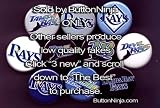 Set of 10 Tampa Bay Devil Rays Pins 1.25" Buttons MLB Baseball
