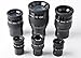 SWA 2inch 38mm Super Wide Angle 70 Degree Eyepieces for Astronomical Telescope - Five Elements Fully-Coated High-Index Glass - Blackened Internal Baffle System