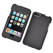 Apple iPod Touch 2nd and 3rd Generation Snap-On Protector Hard Case Texturized Black Pattern