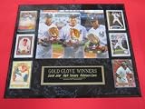 Derek Jeter Mark Teixeira Robinson Cano Gold Glove 6 Card Collector Plaque w/8x10 RARE Photo