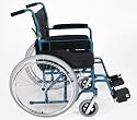 Lightweight Aluminium Folding Self Propelled Wheelchair in Blue