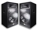 2 New Acoustic Audio BR18 Home Stereo Theater PA DJ Pro speaker system