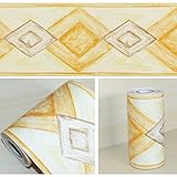 LoveFaye 簡約欧風自己接着壁紙ボーダーズ家庭装飾品 DIY 簡単 貼付シール 防水