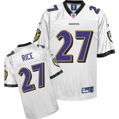 Reebok Baltimore Ravens Ray Rice Youth Premier White Jersey Small