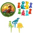 Dinosaur Party Balloon - Cupcake Picks & 20 Mini Party Favors