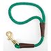 Mendota Dog Products Traffic Lead Short Leash, 1/2 by 16-Inch, Twist Sea foam