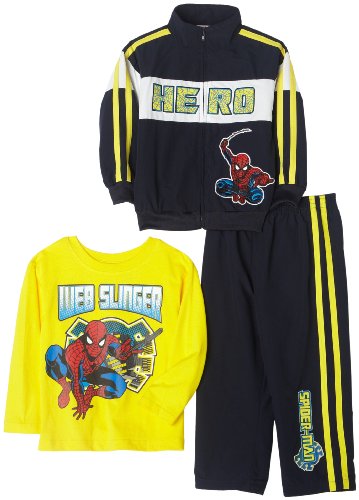  Spiderman  Toddler Boys 3 Piece Pant Set