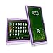 iRULU eXpro X1 7 Inch Quad Core Google Android 4.4 Tablet PC, 1024*600 Resolution, with Dual Cameras, Wi-Fi, Games, 8GB ROM (Purple)