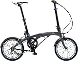 DAHON(ダホン) EEZZ D3 16インチ フォールディングバイク 2016年 インターナショナルモデル [外装3段変速、ヴァーティカルフォールディング] Gunmetal JAA634