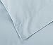 Amazon Basics 2 Piece Lightweight Microfiber Duvet Cover Set with Snap Buttons, Twin/Twin XL, Solid, Spa Blue