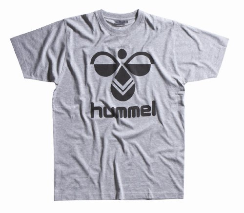 hummel Herren Trikot Classic Bee Baumwoll T-shirt, grau, L, 07-761