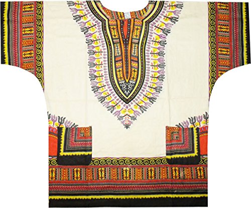 Mens Traditional African Dashiki Shirt - Many Colors