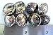 Indian Head Buttons Concho Ornament 15MM Metal 8 Piece Set
