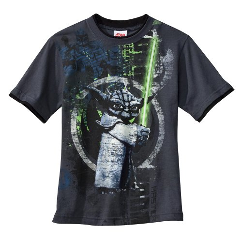 Boys' Star Wars: Clone Wars Gray Short-Sleeve Graphic Tee XS