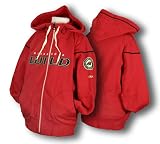 Minnesota Wild NHL Womens Dazzle Trim Hoodie, Hooded Fleece Jacket, Red