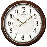 SEIKO CLOCK (セイコークロック) 掛け時計 電波時計 全面点灯 木枠 KX319Bの画像
