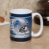 Detroit Lions Helmet Design Coffee Mug