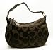 NEW AUTHENTIC COACH ALI LARGE SIGNATURE SATEEN HOBO 13642 (Mahogany)
