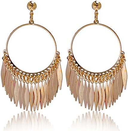GoodShoop Women Fashion Jewelry New Arrival Gold Plated Exaggerated Chandelier Earrings Bijoux Big Dangle Earring. Tassel Earing Brincos