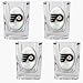 Philadelphia Flyers 4 Piece Square Shot Glass Set