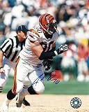 JUSTIN SMITH CINCINNATI BENGALS,49ERS,SIGNED,AUTOGRAPHED 8X10,PHOTO,COA