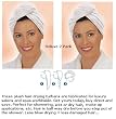 2 - Plush Microfiber Hair Drying Towels Made for Luxury Spas, Hotels and Salons / Premium Ultra Sorb Spa Hair Turbans