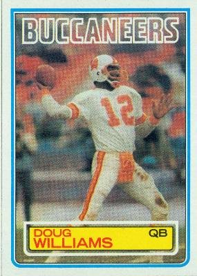 1983 Topps #185 Doug Williams DP - Tampa Bay Buccaneers (Football Cards)