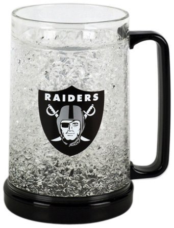 Oakland Raiders 16oz Crystal Freezer Mug