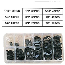 300 PIECE "E" CLIP ASSORTMENT