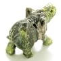 Good Luck Brazilian Onyx Elephant Gemstone Lucky Totem Carving