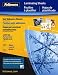 Electronics : Fellowes Laminating Sheets Self Adhesive 9x12 3 Mil Gloss 50 Pack (5221502)