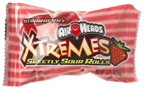 Airheads Strawberry Xtremes, 0.75-Ounce Packages (Pack of 144) by Airheads