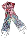 Body Armor Tattoo Sleeve - Mystic Sex - Unisize (1 Paar) - Ideal für Karneval, Fasching, Halloween & Party