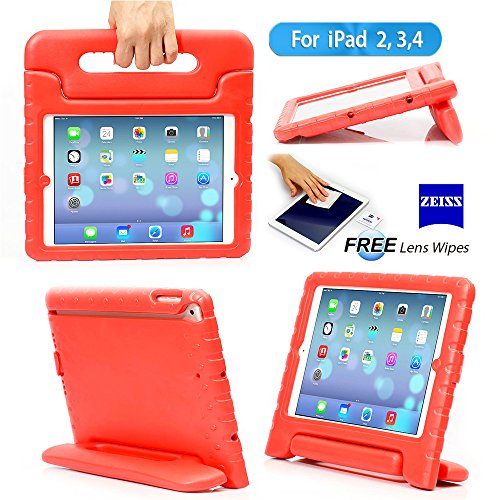 Amazon.com: TRAVELLOR New Hot Item Ipad 2/3/4 Case Winpartner Travellor Silicone Plastic Dual Protective Back Cover Kid Proof Extreme Duty Case Standing Case for ipad 4,ipad 3,ipad 2 Shockproof- Multiple Color Options (EVA-RED): Computers & Accessories