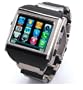 Triband Steel Watch Mobile Phone with Wireless Bluetooth Headset and 1gb Card