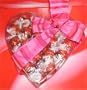 Valentines Day Gift Heart Lindt Milk Chocolate, (21 Piece Gift Heart)