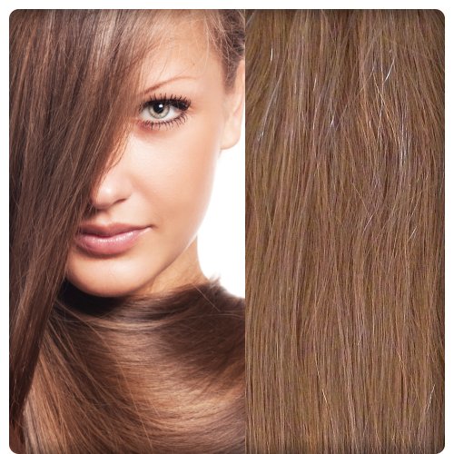 GoGoDiva Clip in Hair Extensions 100% Human Remy Hair 10 Ash Brown colour