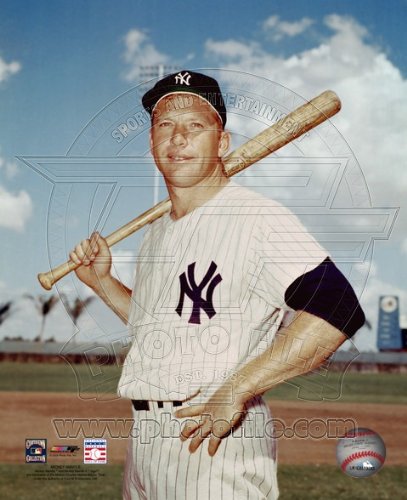Mickey Mantle New York Yankees 8x10 Color Photo