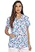 217V-14-S Dreamcrest Women's Scrub Tops / Holiday Scrubs / Nursing Scrubs