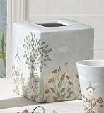 Donna's Garden Ceramic Tissue Box Cover