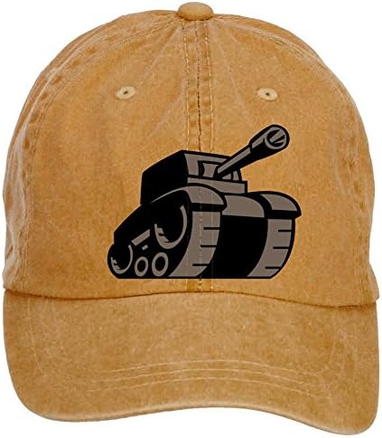 WEATIAN Tank Washed Cotton Twill Adjustable Baseball Cap
