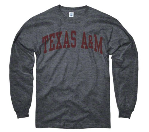 Texas A&M Aggies Dark Heather Arch Long Sleeve T-Shirt