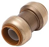 read full review Cash Acme U016A Shark Bite Push-Fittings Straight Coupling, 3/4-Inch