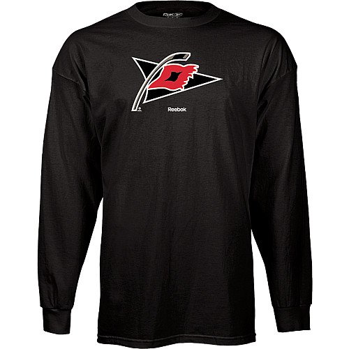 Reebok Carolina Hurricanes Third Logo Long Sleeve T-shirt - Carolina Hurricanes Medium